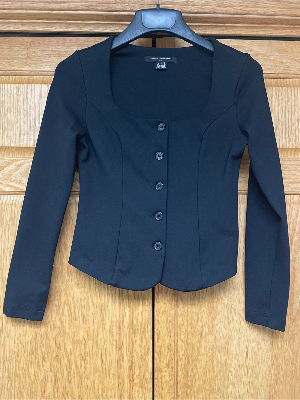 French Connection Square Neck Blazer Top - Size XS